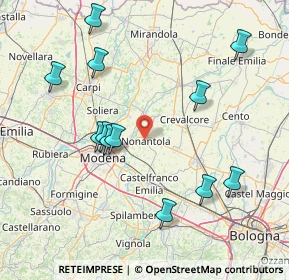 Mappa 41015 Nonantola MO, Italia (17.02333)