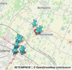 Mappa Via Nicolò Copernico, 41015 Nonantola MO, Italia (4.39385)