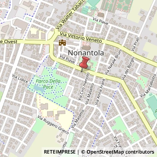 Mappa Viale delle Rimembranze, 42, 41015 Nonantola, Modena (Emilia Romagna)