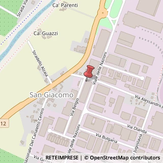 Mappa Via Belgio, 46, 41122 Modena, Modena (Emilia Romagna)