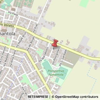 Mappa Via Arturo Malagoli, 7, 41015 Nonantola, Modena (Emilia Romagna)