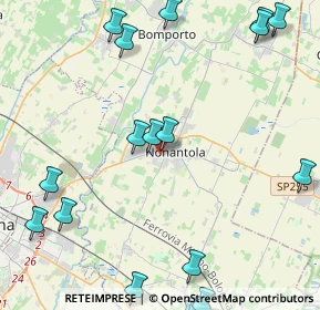 Mappa Via Giuseppe di Vittorio, 41015 Nonantola MO, Italia (6.301)