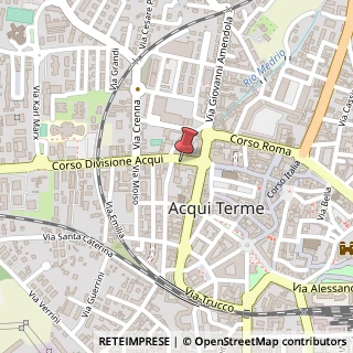 Mappa Via Guglielmo Marconi, 28, 15011 Acqui Terme, Alessandria (Piemonte)