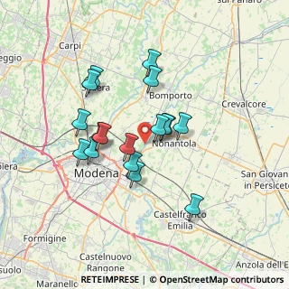 Mappa Str. Villavara, 41122 Modena MO, Italia (5.93647)