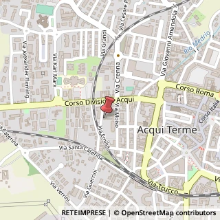 Mappa Via Emilia, 54, 15011 Acqui Terme, Alessandria (Piemonte)