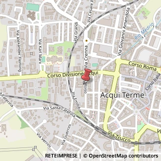 Mappa Via Fratelli Moiso, 20, 15011 Acqui Terme, Alessandria (Piemonte)