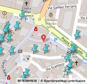 Mappa Piazza S. Guido, 15011 Acqui Terme AL, Italia (0.099)