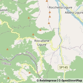 Mappa Roccaforte Ligure