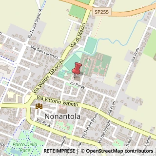 Mappa Via Pieve, 43, 41015 Nonantola, Modena (Emilia Romagna)