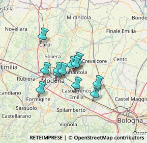 Mappa Via Alberto Moravia, 41015 Nonantola MO, Italia (9.51833)