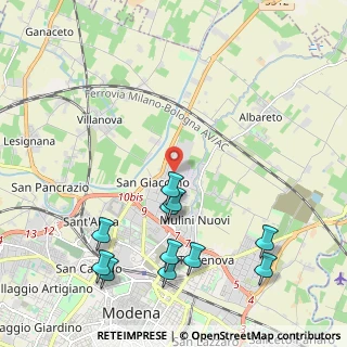 Mappa Via Repubblica di S. Marino, 41122 Modena MO, Italia (2.50364)