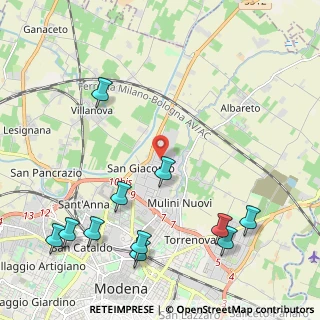 Mappa Via Repubblica di S. Marino, 41122 Modena MO, Italia (2.77)