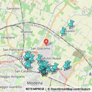 Mappa Via Repubblica di S. Marino, 41122 Modena MO, Italia (2.5555)