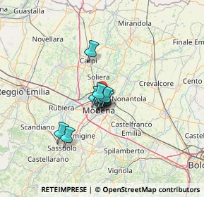 Mappa Via Repubblica di S. Marino, 41122 Modena MO, Italia (7.43273)