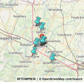 Mappa Via Repubblica di S. Marino, 41122 Modena MO, Italia (7.81091)
