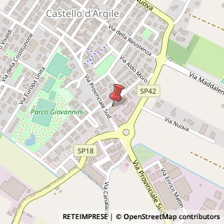 Mappa Via Provinciale Sud, 26, 40050 Castello d'Argile, Bologna (Emilia Romagna)