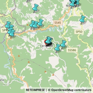 Mappa Via Cerignale, 29020 Cerignale PC, Italia (2.72692)