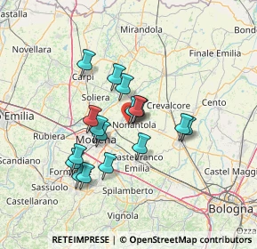 Mappa Tangenziale di Nonantola, 41015 Nonantola MO, Italia (11.30588)