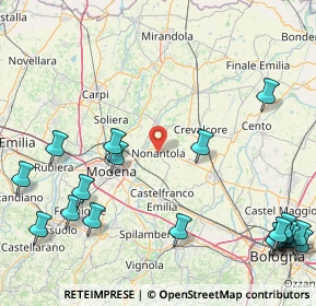 Mappa Via Guglielmo Marconi, 41015 Nonantola MO, Italia (25.0925)