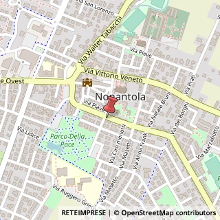 Mappa Viale delle Rimembranze, 30, 41015 Nonantola, Modena (Emilia Romagna)