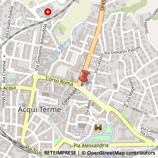 Mappa Piazza San Guido, 50, 15011 Acqui Terme, Alessandria (Piemonte)