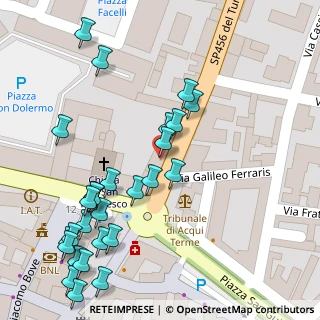 Mappa Piazza S. Francesco, 15011 Acqui Terme AL, Italia (0.07143)