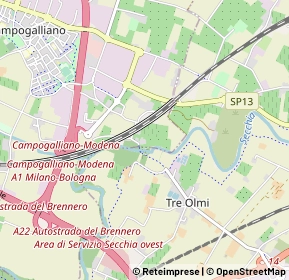 Mappa 41010 Castelfranco Emilia MO, Italia (0.80385)