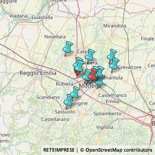 Mappa Via Magnagallo Est, 41011 Campogalliano MO, Italia (8.64)