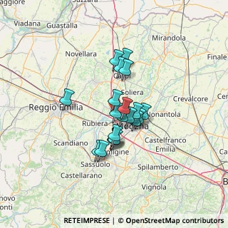 Mappa Via Magnagallo Est, 41011 Campogalliano MO, Italia (9.3025)