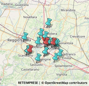 Mappa Via Magnagallo Est, 41011 Campogalliano MO, Italia (9.336)