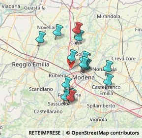 Mappa Via Magnagallo Est, 41011 Campogalliano MO, Italia (11.41533)