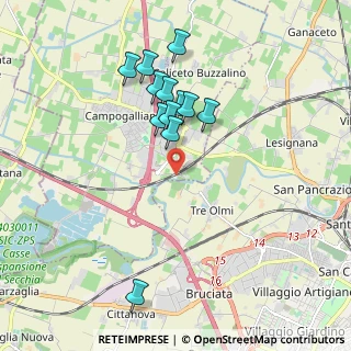 Mappa Via Magnagallo Est, 41011 Campogalliano MO, Italia (1.76833)