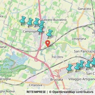 Mappa Via Magnagallo Est, 41011 Campogalliano MO, Italia (2.76273)