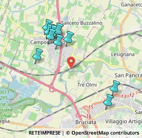 Mappa Via Magnagallo Est, 41011 Campogalliano MO, Italia (2.03)