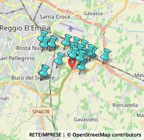 Mappa Via Gattalupa, 42122 Reggio nell'Emilia RE, Italia (1.093)