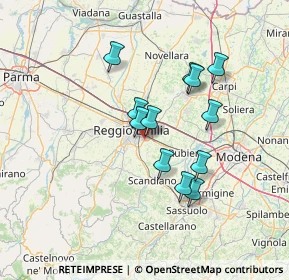 Mappa Via Gattalupa, 42122 Reggio nell'Emilia RE, Italia (11.62667)