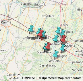 Mappa Via Gattalupa, 42122 Reggio nell'Emilia RE, Italia (10.37471)
