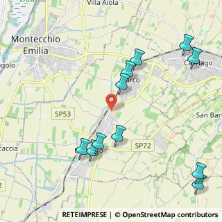 Mappa Via E. Fermi, 42021 Bibbiano RE, Italia (2.49909)
