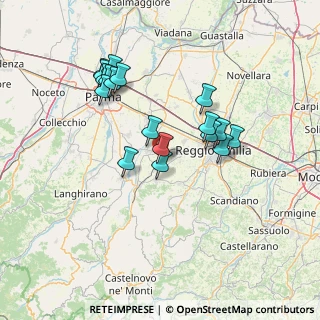 Mappa Via E. Fermi, 42021 Bibbiano RE, Italia (13.37722)