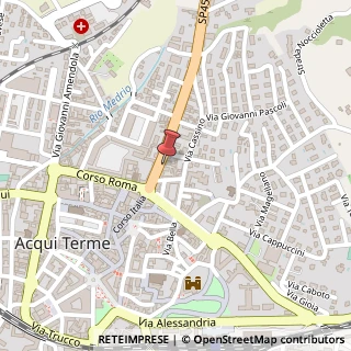Mappa Via Nizza, 28, 15011 Acqui Terme, Alessandria (Piemonte)