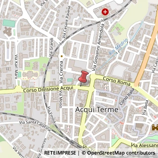 Mappa Via marconi guglielmo 38, 15011 Acqui Terme, Alessandria (Piemonte)