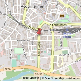 Mappa Corso Bagni, 74, 15011 Acqui Terme, Alessandria (Piemonte)