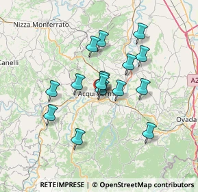 Mappa Via Malacarne, 15011 Acqui Terme AL, Italia (5.54875)
