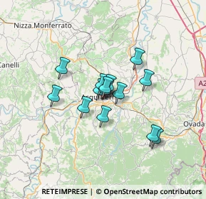 Mappa Via Malacarne, 15011 Acqui Terme AL, Italia (4.46929)