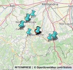 Mappa Via Malacarne, 15011 Acqui Terme AL, Italia (9.282)