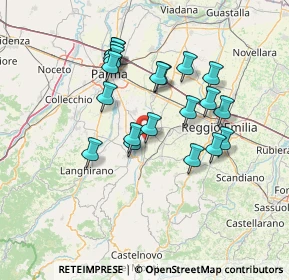 Mappa Via F.lli Cervi, 42020 San Polo d'Enza RE, Italia (12.672)