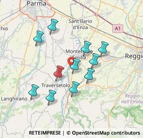 Mappa Via F.lli Cervi, 42020 San Polo d'Enza RE, Italia (6.40909)