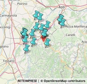 Mappa Via Pontegrosso, 12055 Diano d'Alba CN, Italia (11.49)