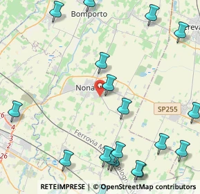 Mappa Via maestri di Redù, 41015 Nonantola MO, Italia (6.1195)
