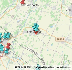 Mappa Via maestri di Redù, 41015 Nonantola MO, Italia (6.6355)